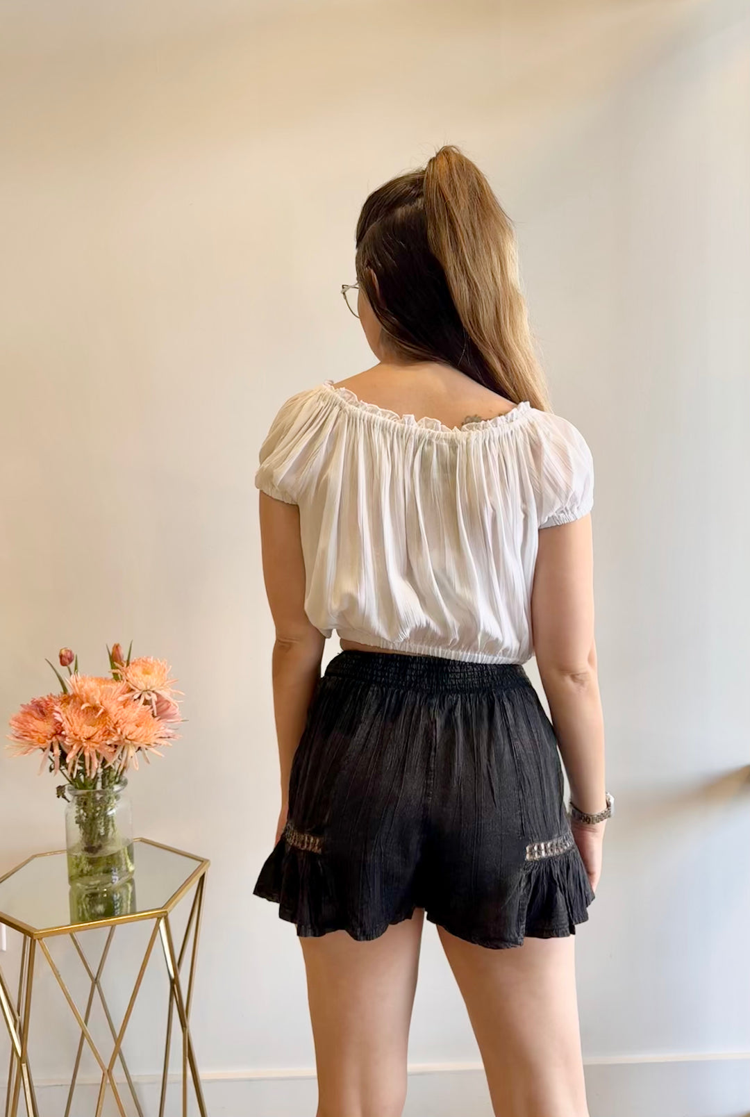 Martine Off Shoulder Puff Sleeve Top