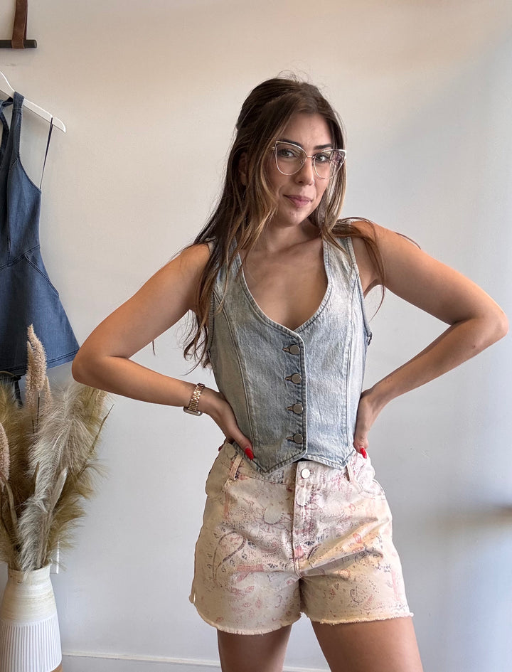 Meredith Denim Vest