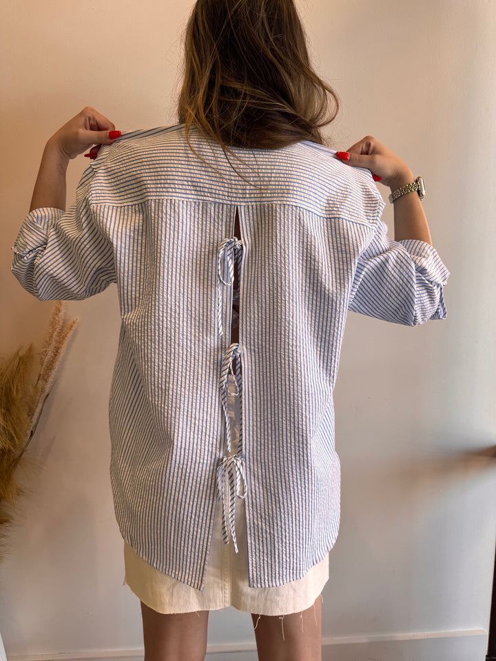 Sadee Button Down Seersucker Shirt