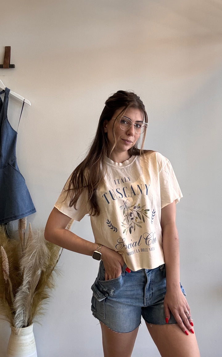 Summer Lovin Crop Tee