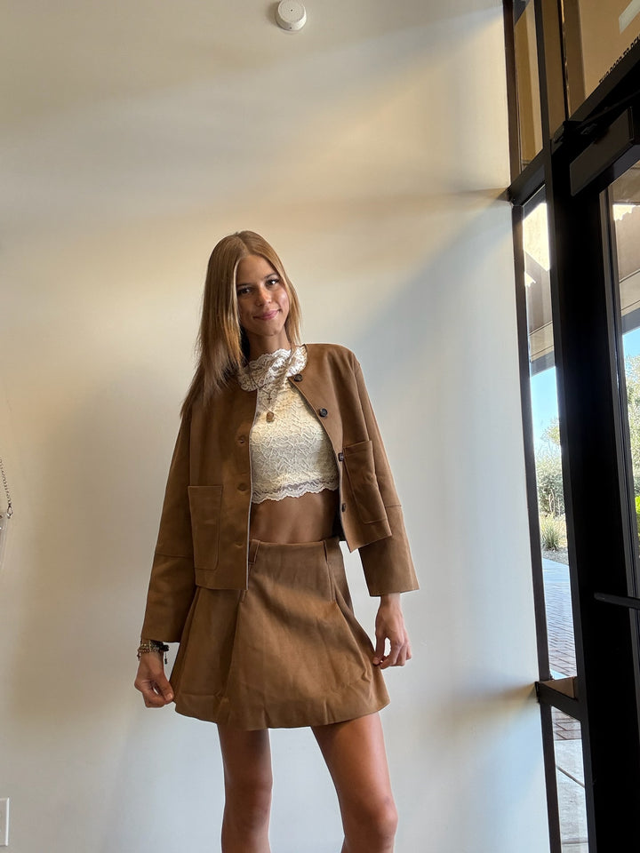 Ashley Suede Skirt