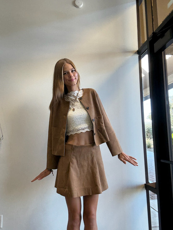 Ashley Suede Skirt