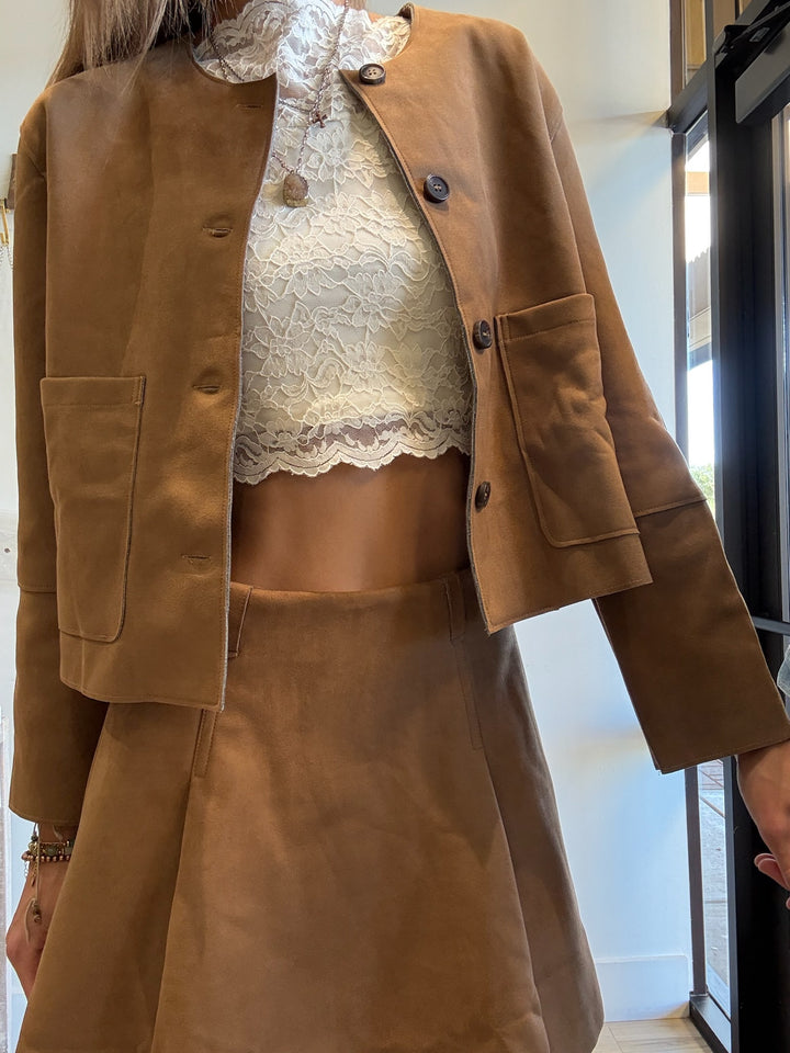 Ashley Suede Skirt