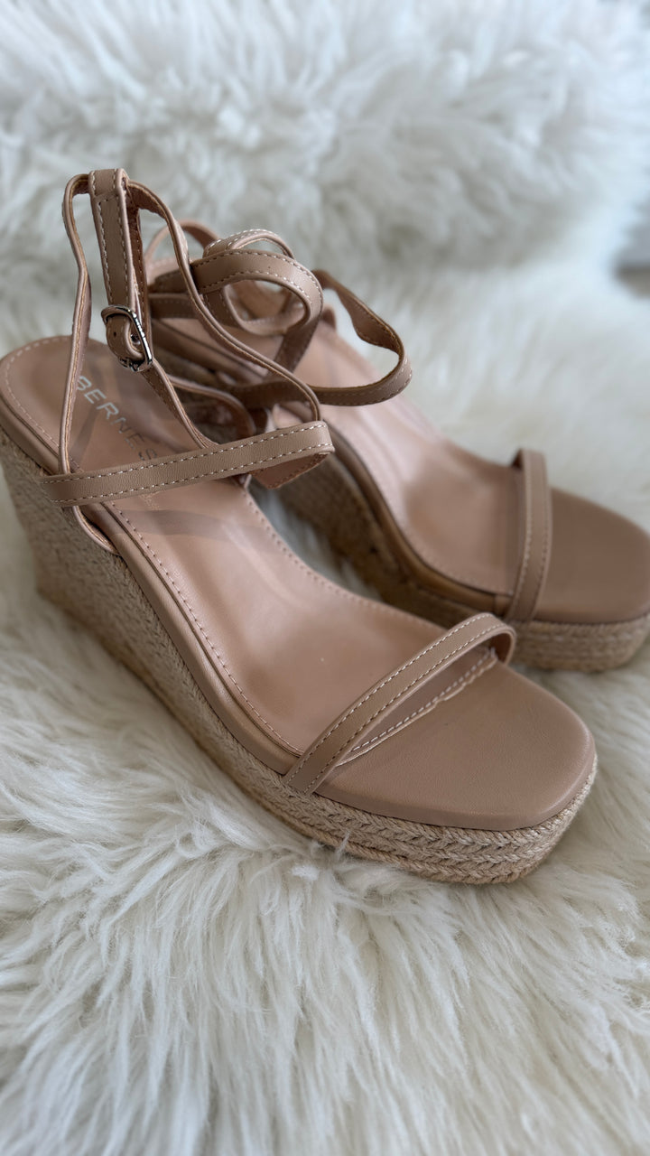 The Klyne Weave Heel Wedge Sandal