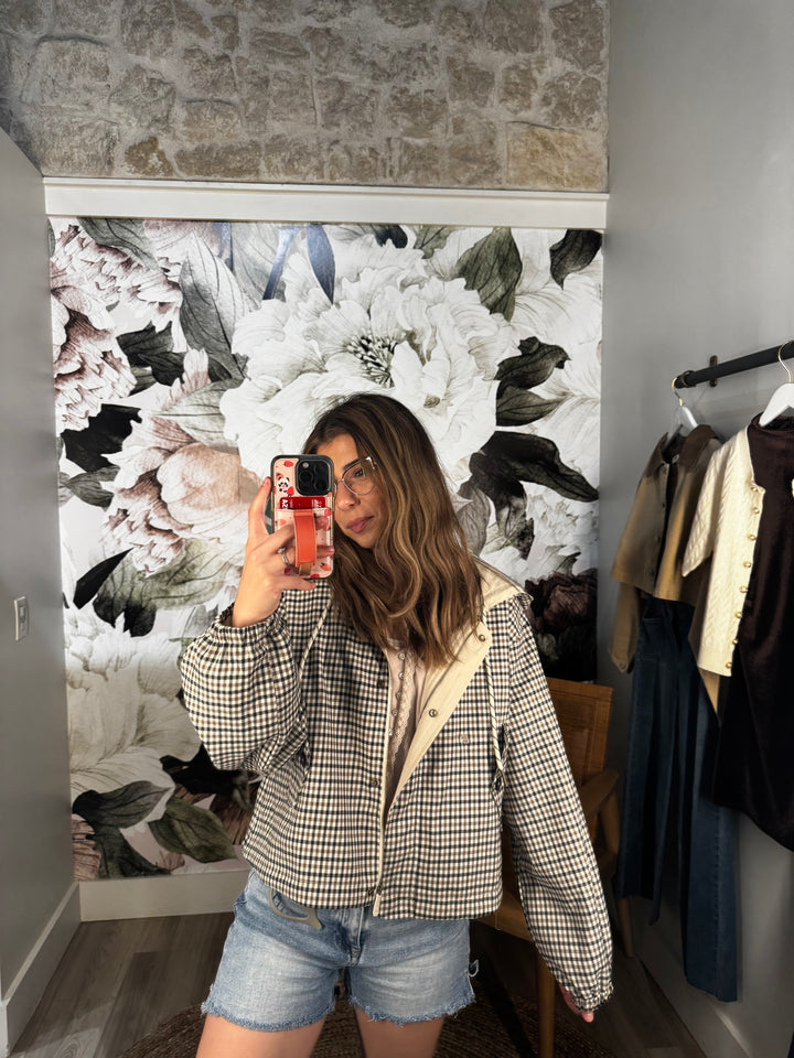 Indy Soft Touch Plaid Jacket