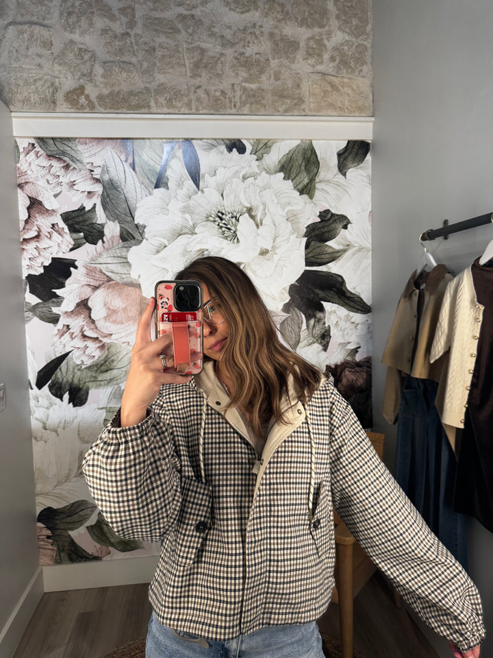 Indy Soft Touch Plaid Jacket