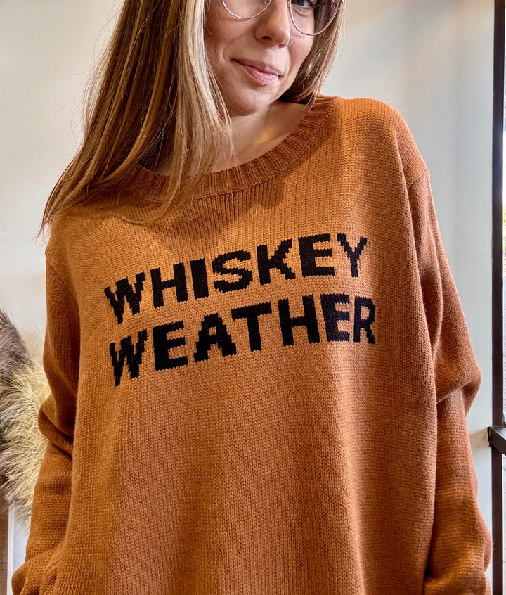 Whisky or Wine Cozy Sweater