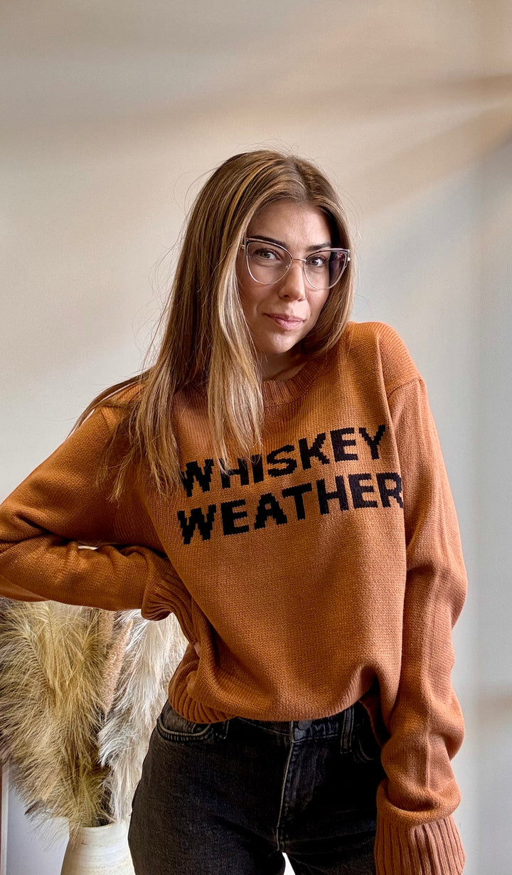 Whisky or Wine Cozy Sweater