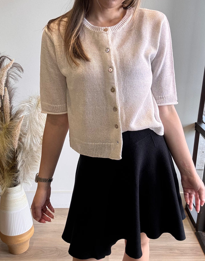 Kendra Nit Button Down Sweater