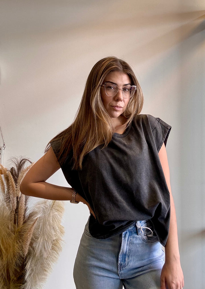 Didi Mineral Washed Muscle Tank