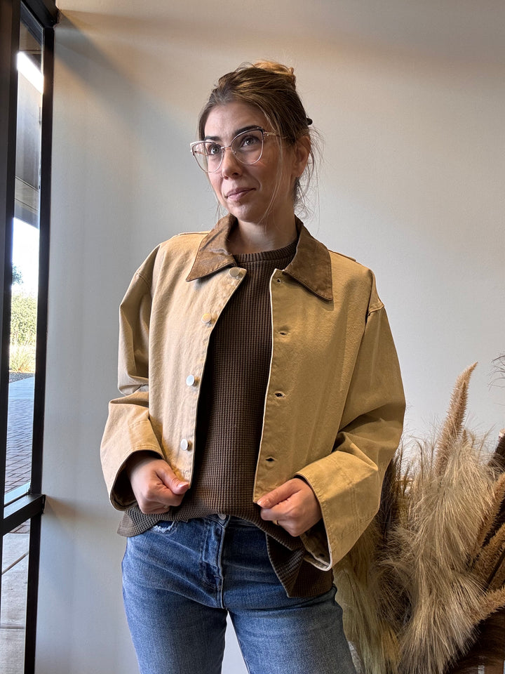 Ally Croped Barn Jacket