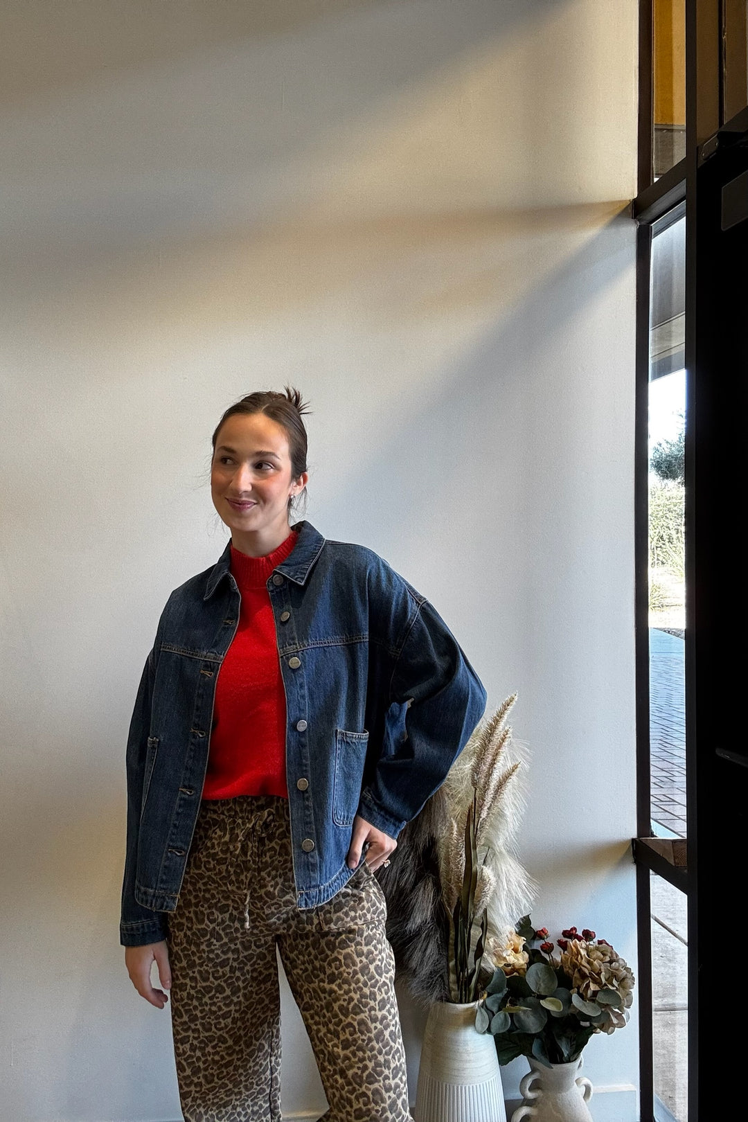 Able Leopard Print Pant