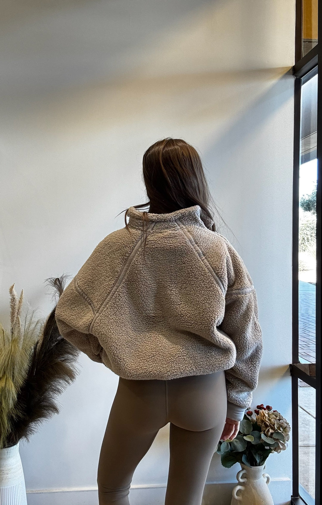 Randi Sherpa 1/2 Zip Jacket