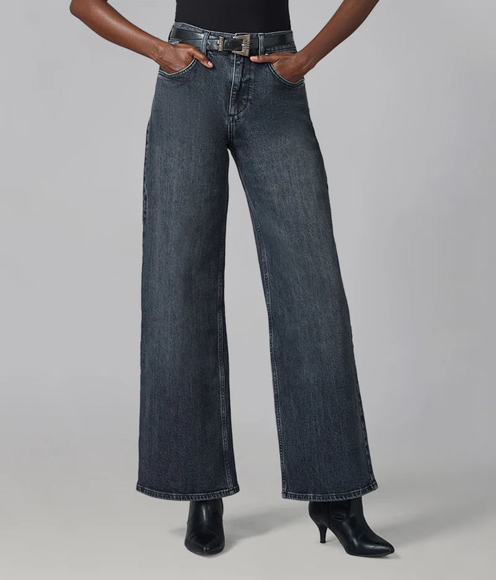 The Raleigh High Rise Wide Leg Jean by Lola