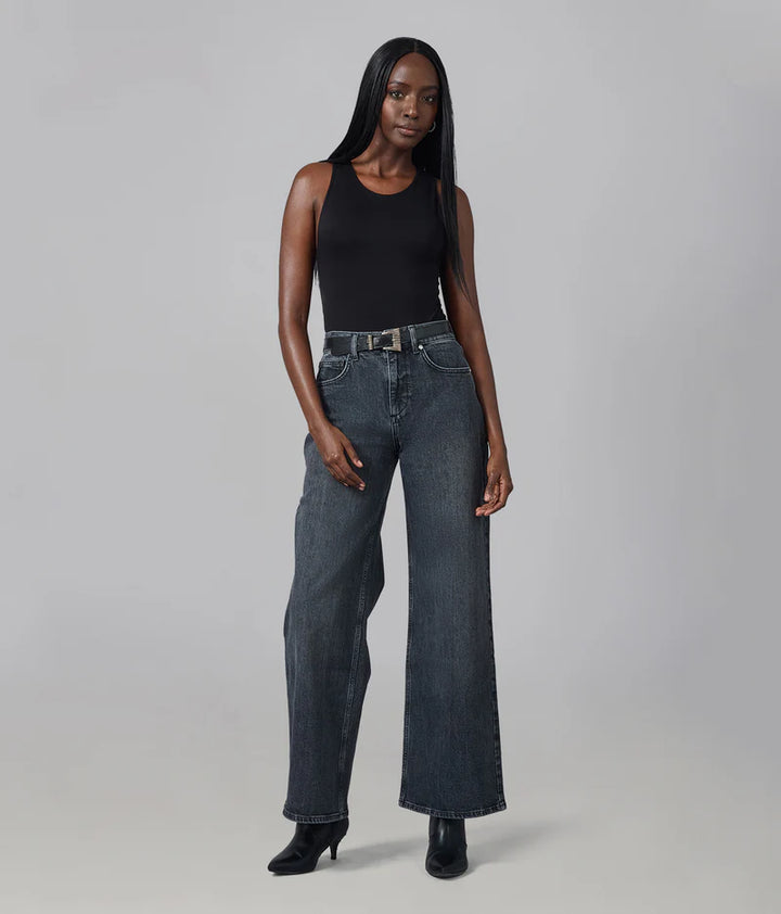 The Raleigh High Rise Wide Leg Jean by Lola