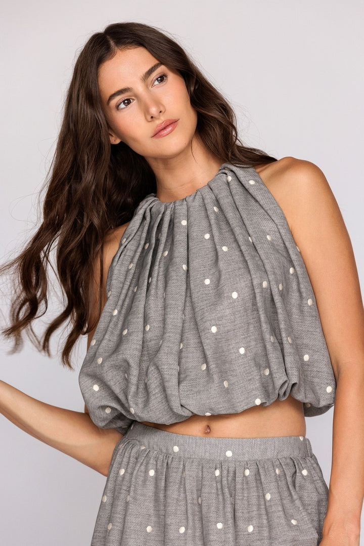 Ellyn Polka Dot Maxi Skirt Set