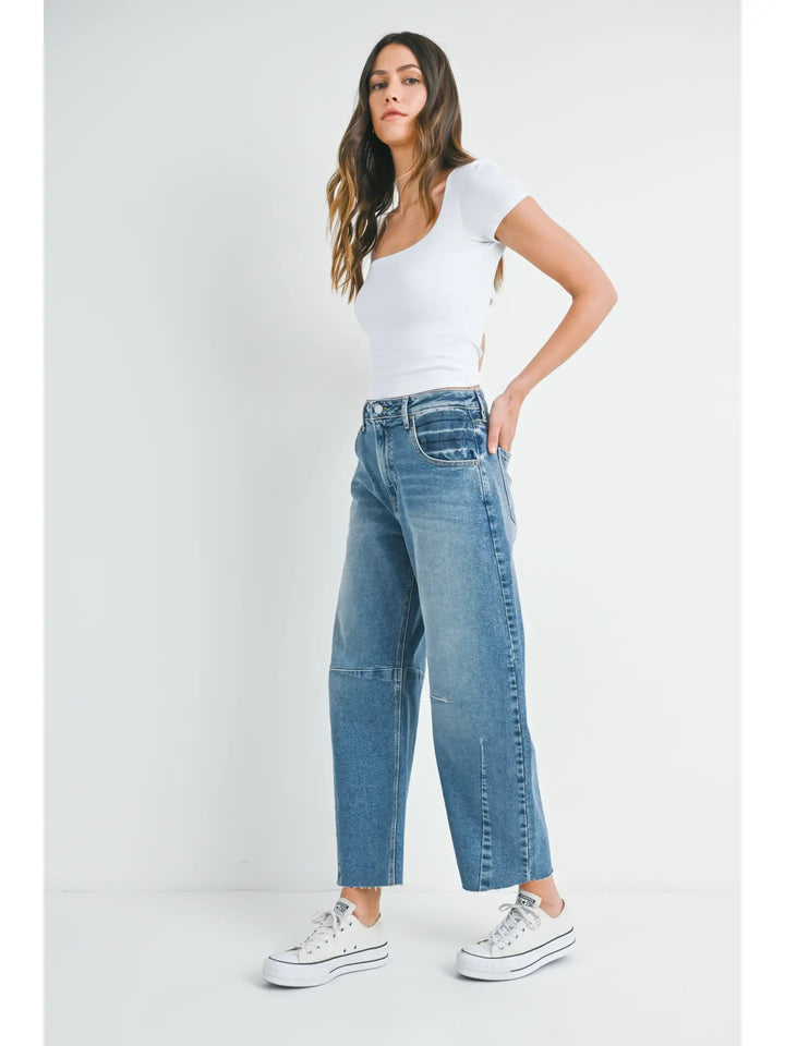 The Karter Seam Barrel Jean