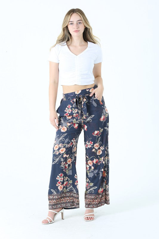 Rylee Wide Leg Boho Pant