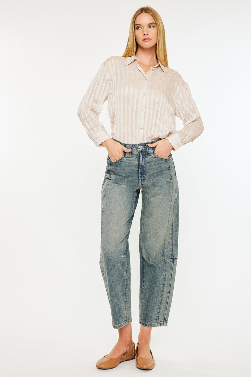 The Blakely Barrel Jean