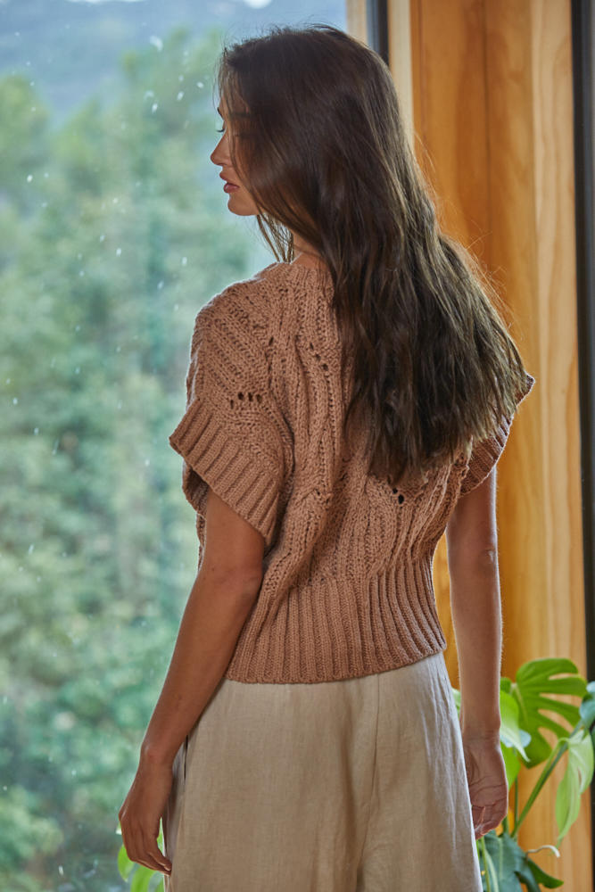 Kalin Crochet Sweater Top