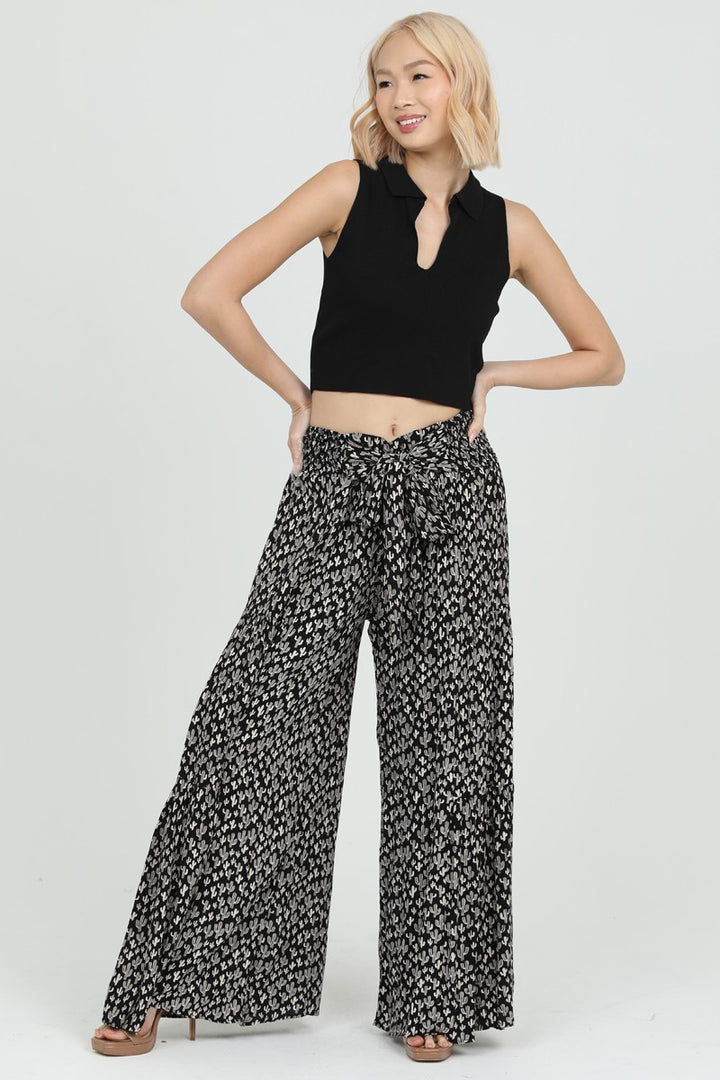 Anali Boho Pant with Lace Insert