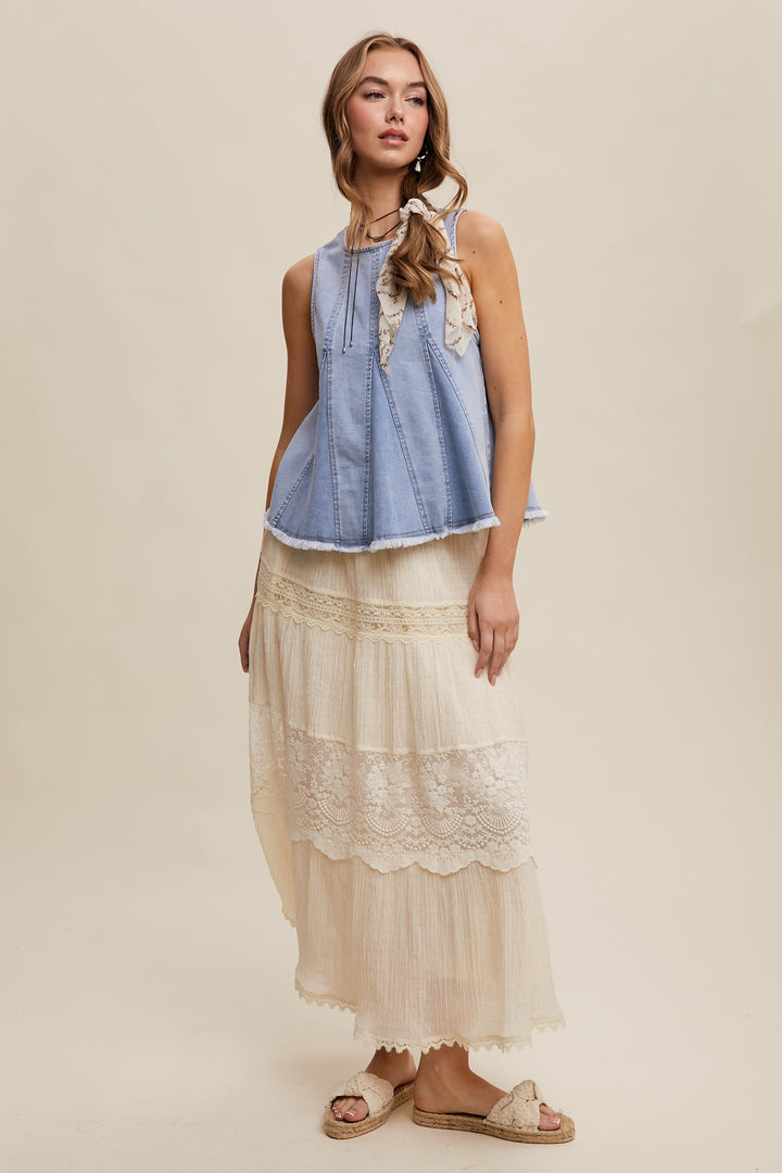 Rhetta Lace Tiered Skirt