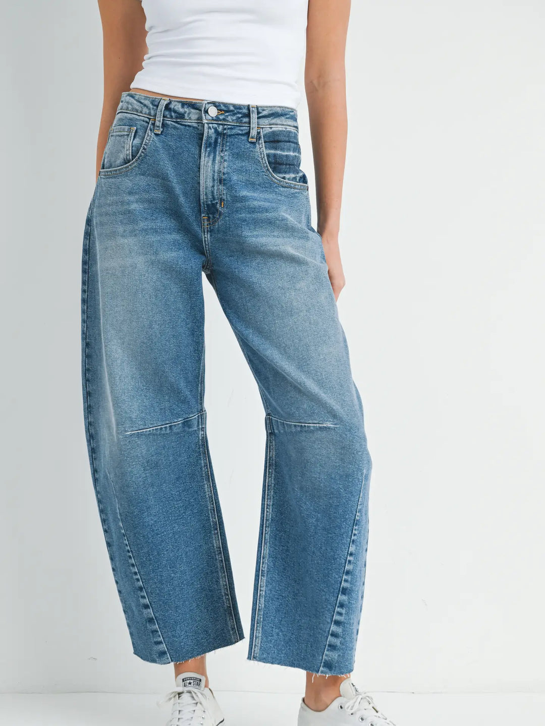 The Karter Seam Barrel Jean