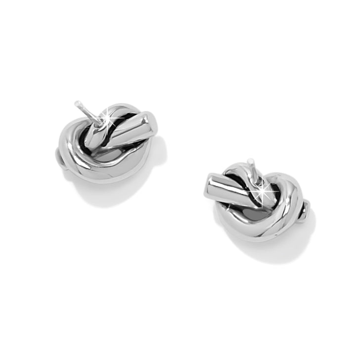 Interlok Single Knot Mini Earrings