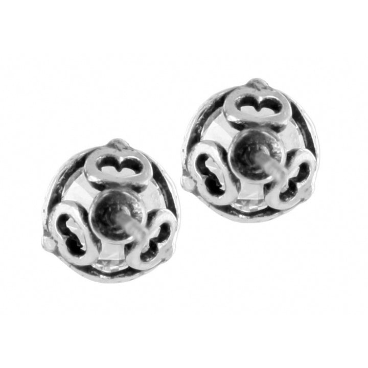 Brilliance 7MM Post Earrings