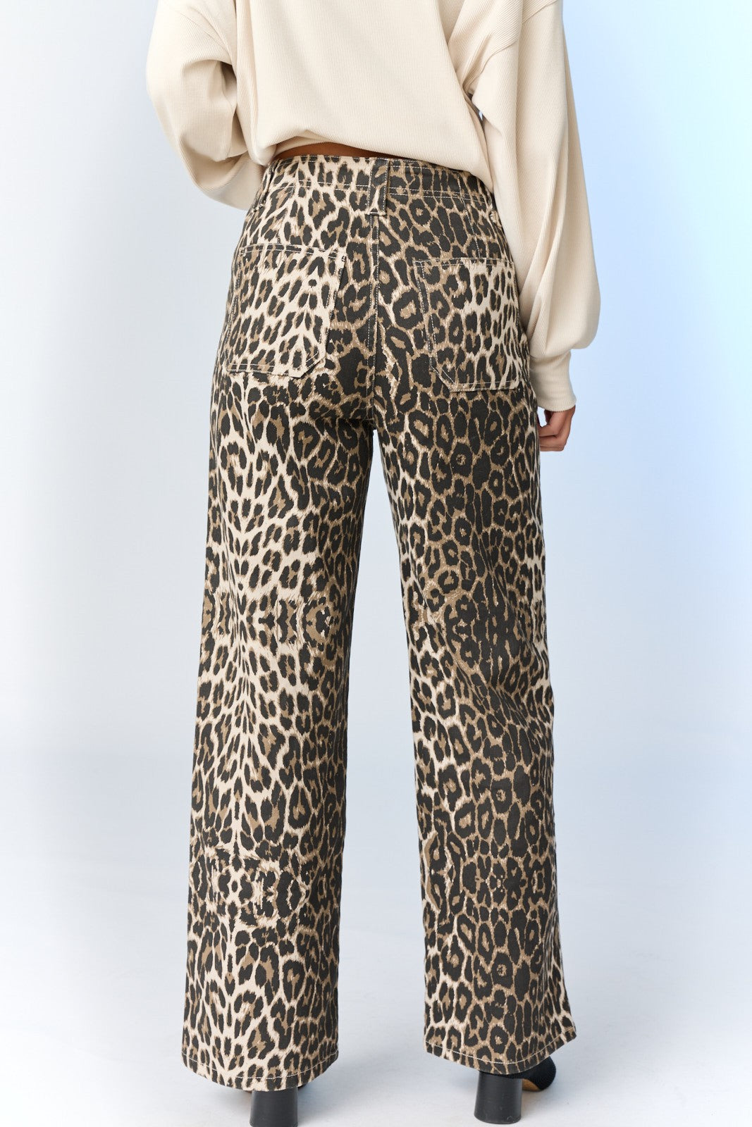 Bella Leopard Wide Leg Pant