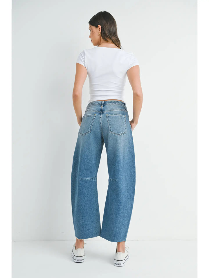 The Karter Seam Barrel Jean