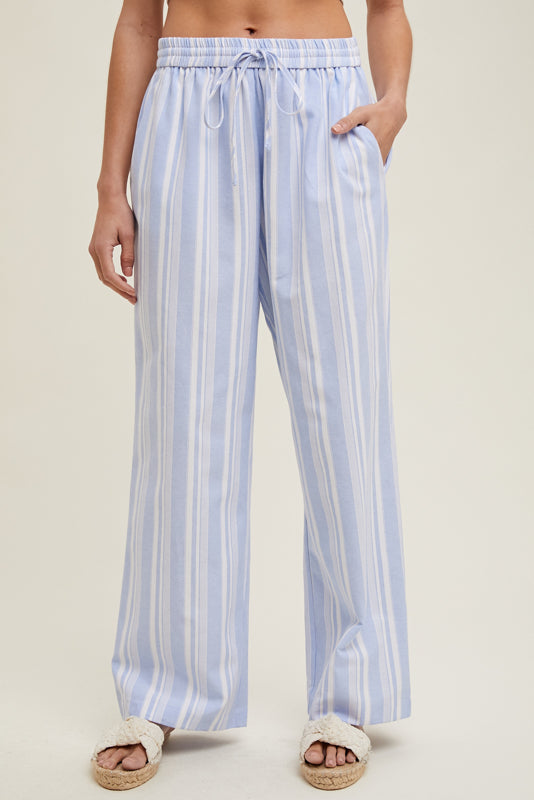 Opri Stripe Casual Pants