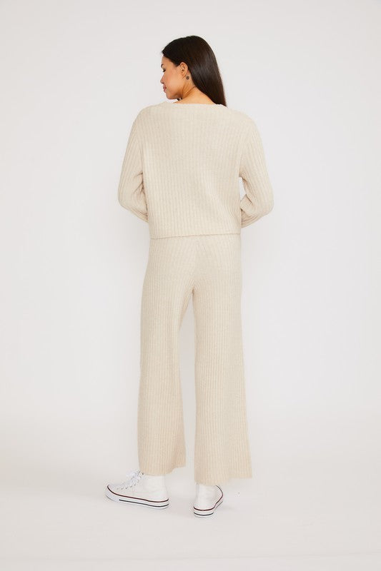 Celia Ribbed Sweater Set