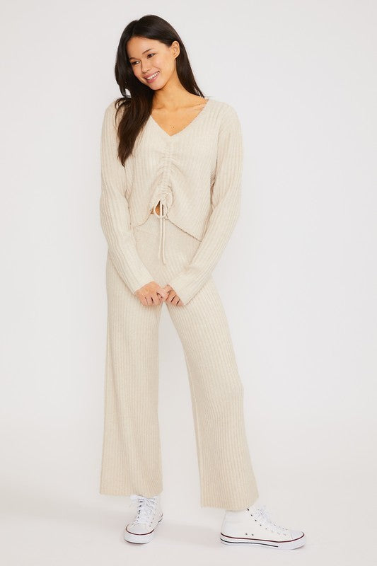 Celia Ribbed Sweater Set