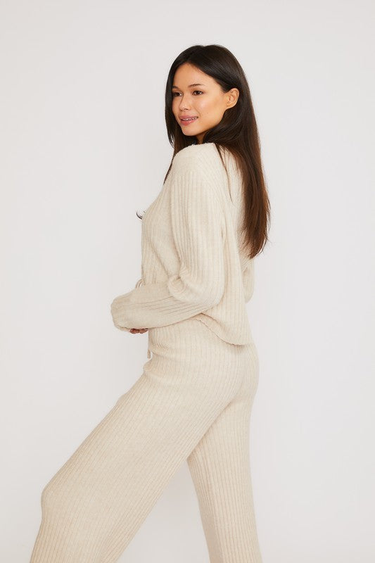 Celia Ribbed Sweater Set
