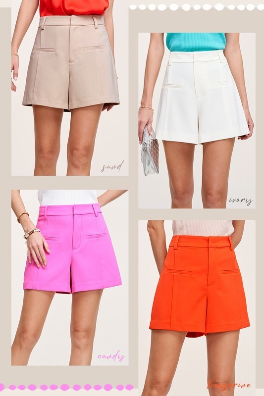 Avery High Waist Pocket Short