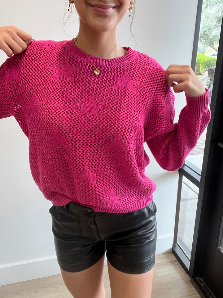 Star Knit Sweater