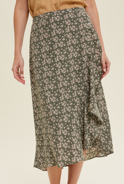 Bailey Floral Midi Skirt
